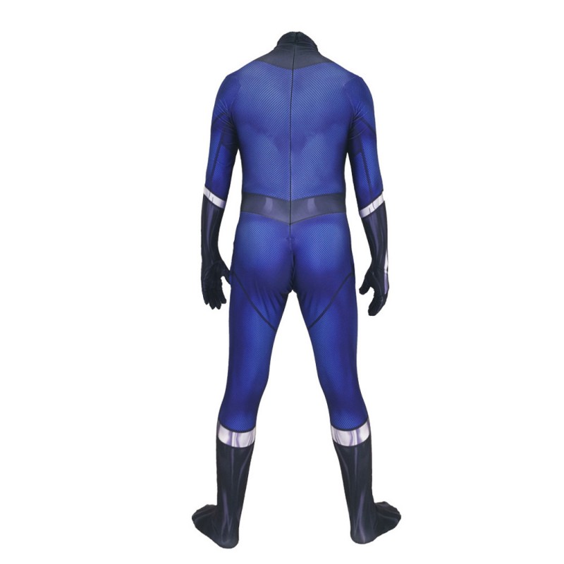 Kids Fantastic 4 Jumpsuit Mister Fantastic Reed Richards Cosplay Costume