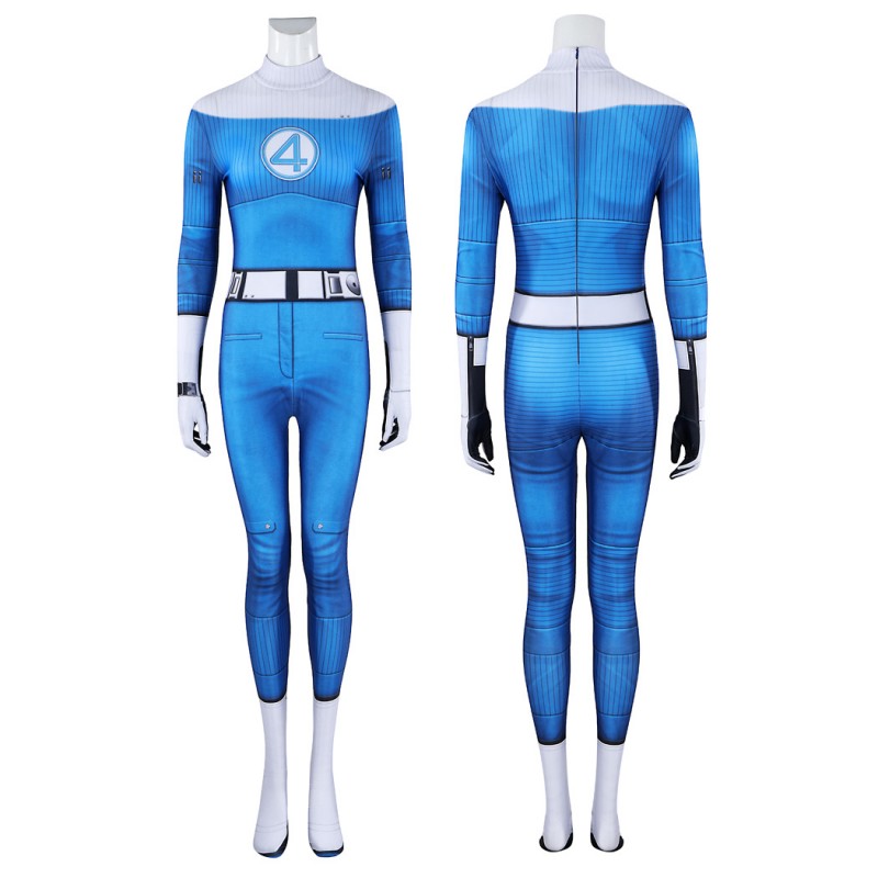 Invisible Woman Jumpsuit The Fantastic 4 First Steps Susan Storm Richards Cosplay Costume