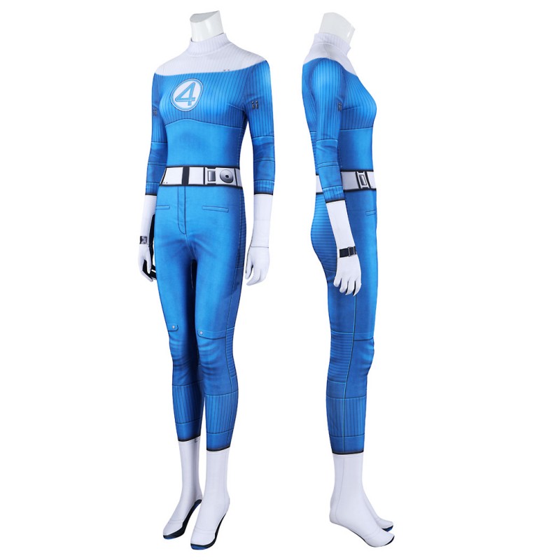 Invisible Woman Jumpsuit The Fantastic 4 First Steps Susan Storm Richards Cosplay Costume