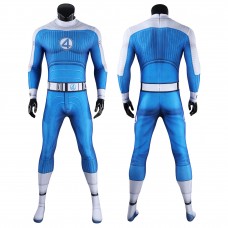 The Thing Jumpsuit Fantastic 4 First Steps Ben Grimm Cosplay Costume Blue Suit