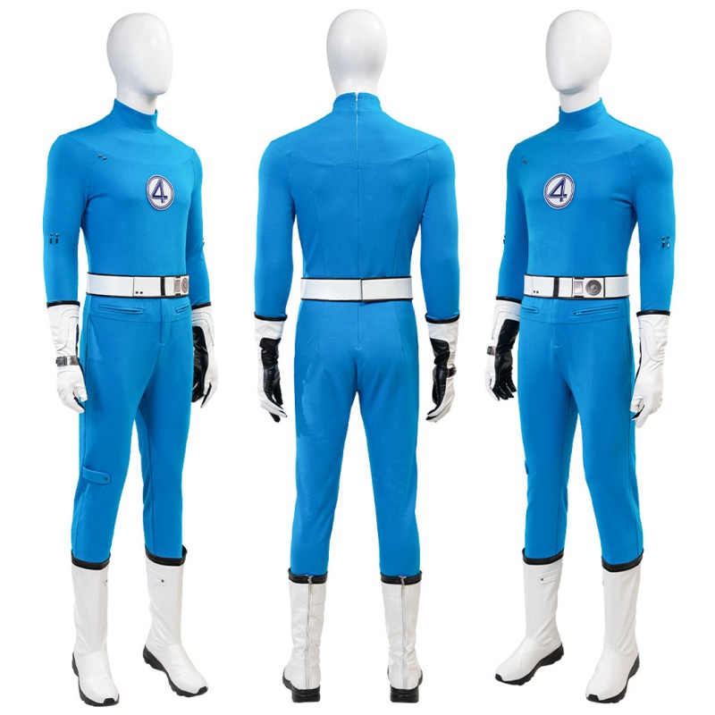 Mister Fantastic Reed Richards Cosplay Costume Fantastic Four Outfits Halloween Carnival Suit