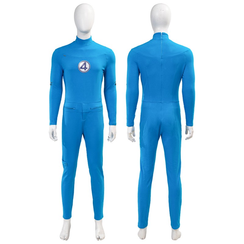 Mister Fantastic Reed Richards Cosplay Costume Fantastic Four Outfits Halloween Carnival Suit