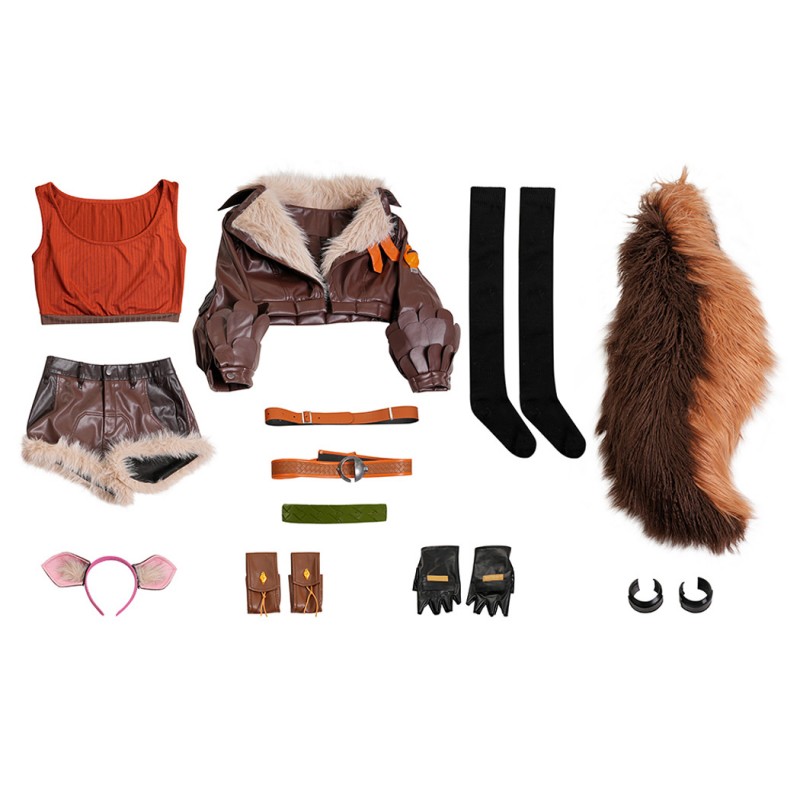 Squirrel Girl Costume Marvel Rivals Cosplay Suit Women Halloween Outfit ...