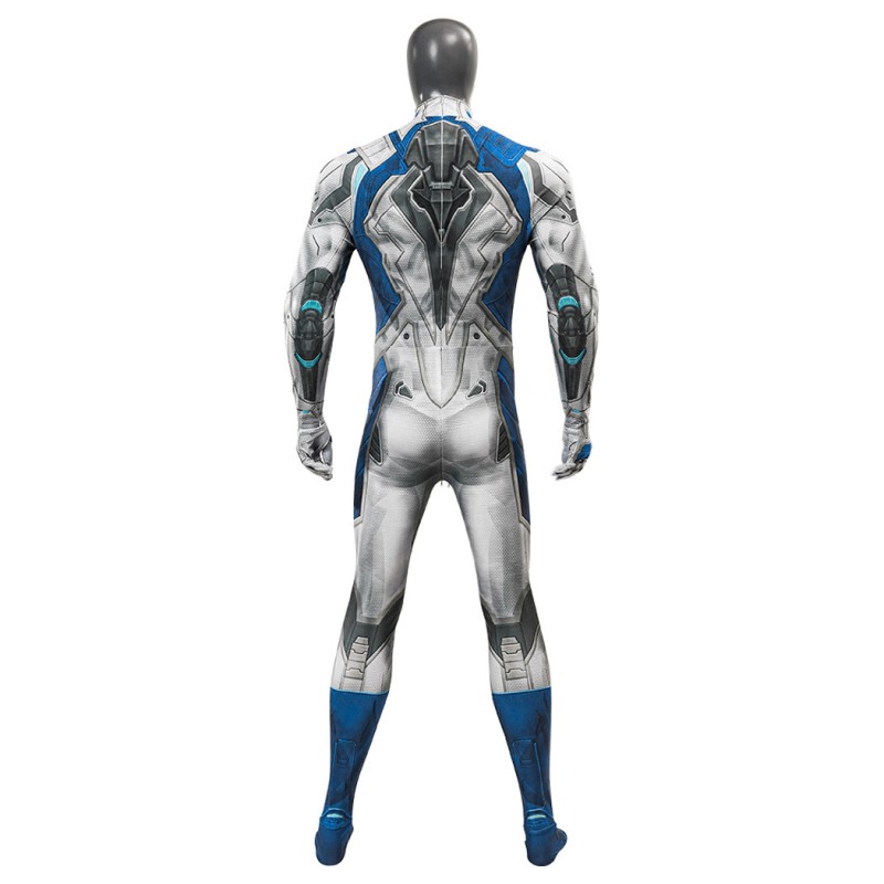 Mister Fantastic Jumpsuit Marvel Rivals Cosplay Costume Men Printed Suit