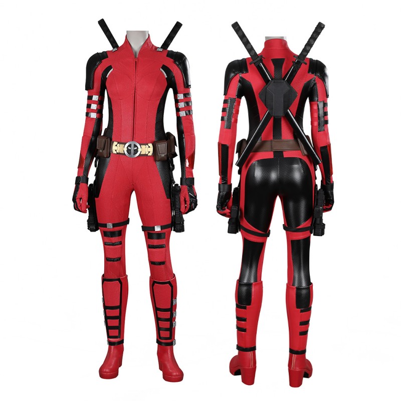 Deadpool Costumes for Male and Lady Deadpool 3 Cosplay Outfits with Dogpool Clothes