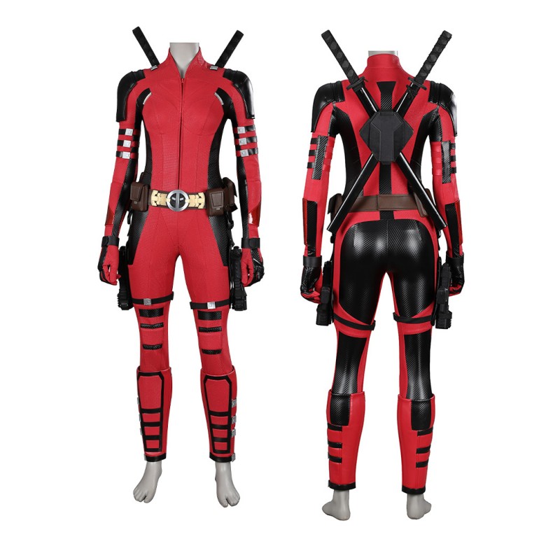 Deadpool Costumes for Male and Lady Deadpool 3 Cosplay Outfits with Dogpool Clothes