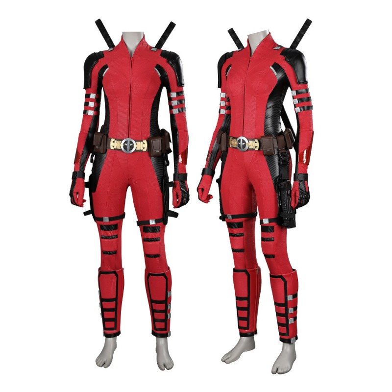 Deadpool Costumes for Male and Lady Deadpool 3 Cosplay Outfits with Dogpool Clothes