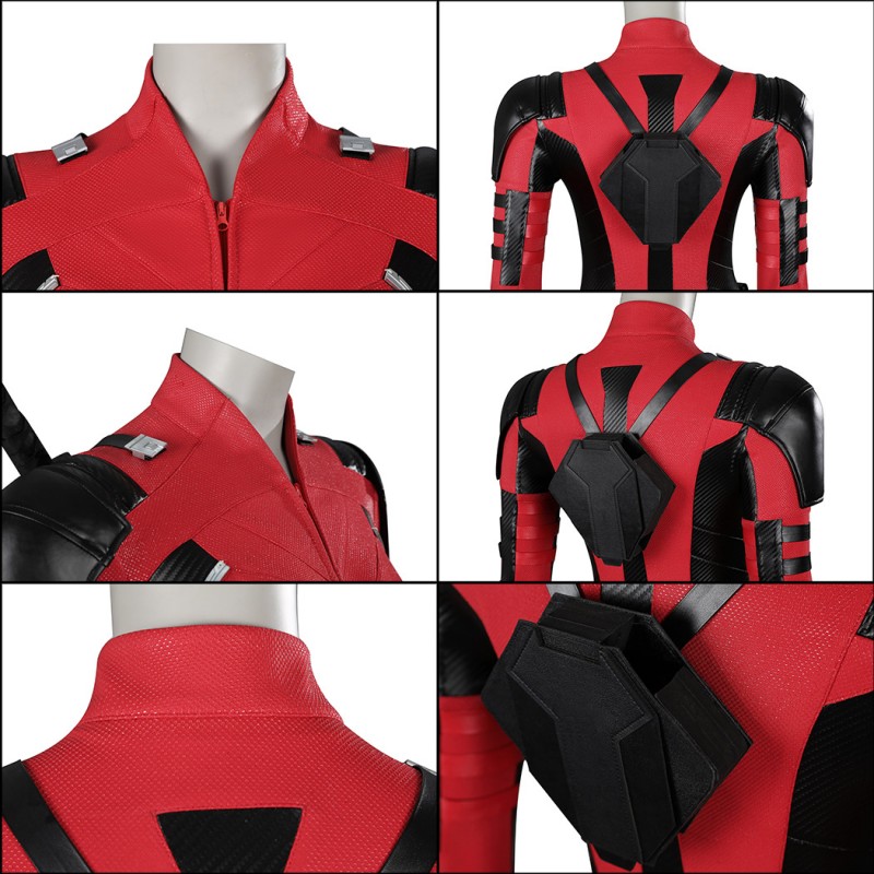 Deadpool Costumes for Male and Lady Deadpool 3 Cosplay Outfits with Dogpool Clothes