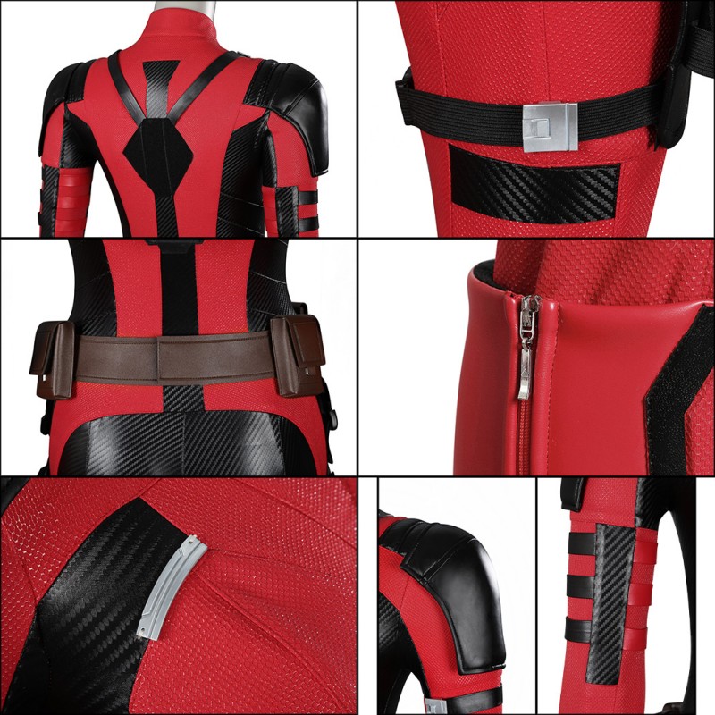 Deadpool Costumes for Male and Lady Deadpool 3 Cosplay Outfits with Dogpool Clothes