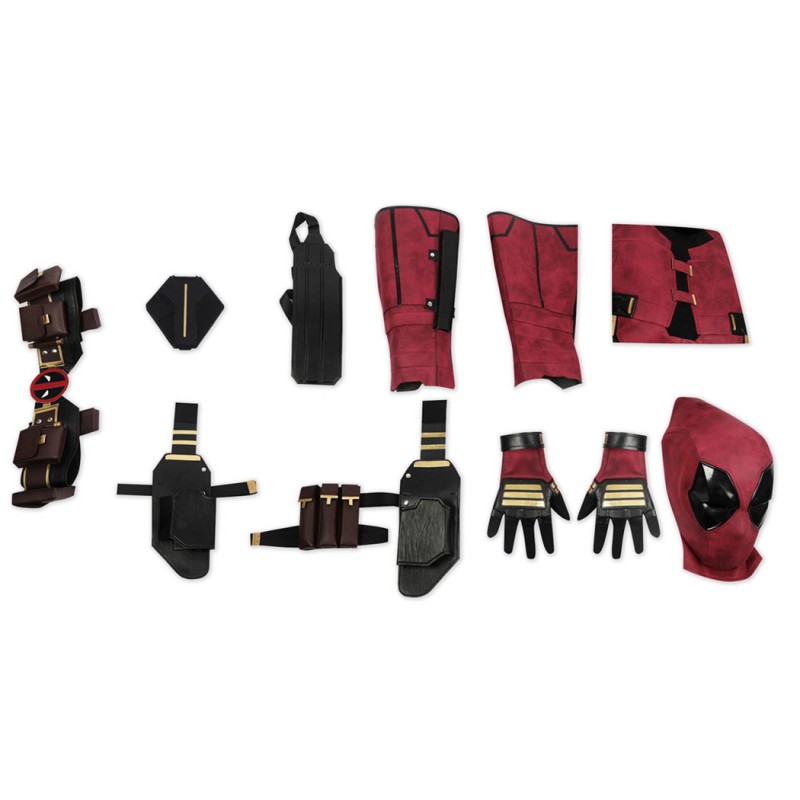 Deadpool Costumes for Male and Lady Deadpool 3 Cosplay Outfits with Dogpool Clothes