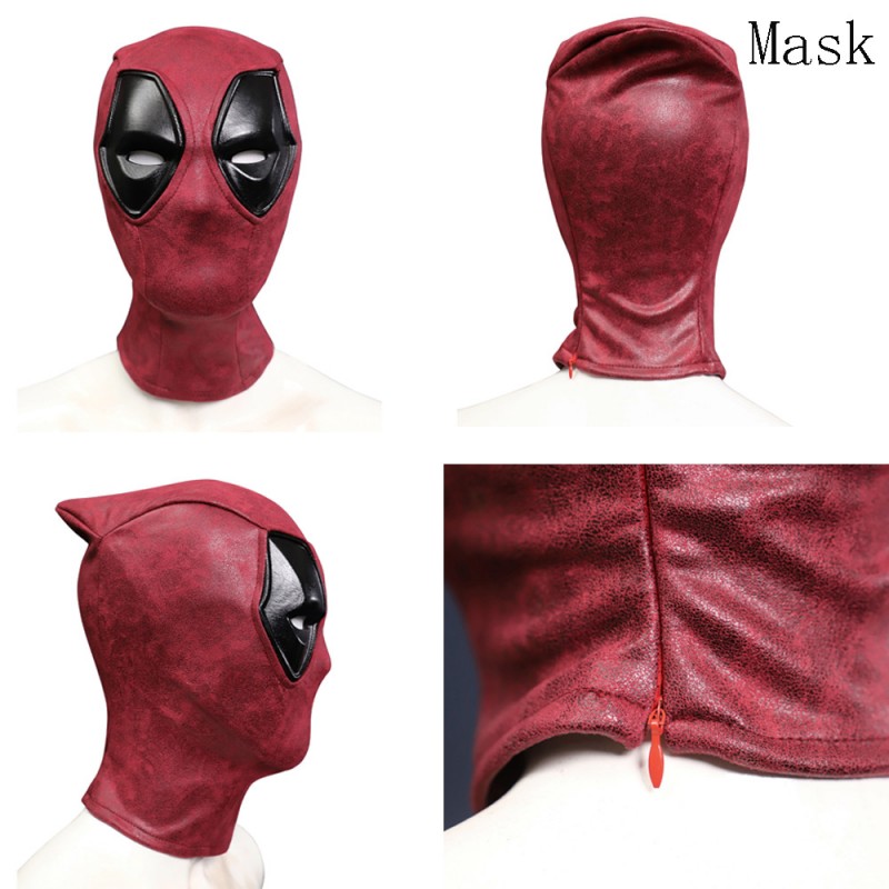 Deadpool 3 Costume New Deadpool Wade Winston Halloween Red Cosplay Suit