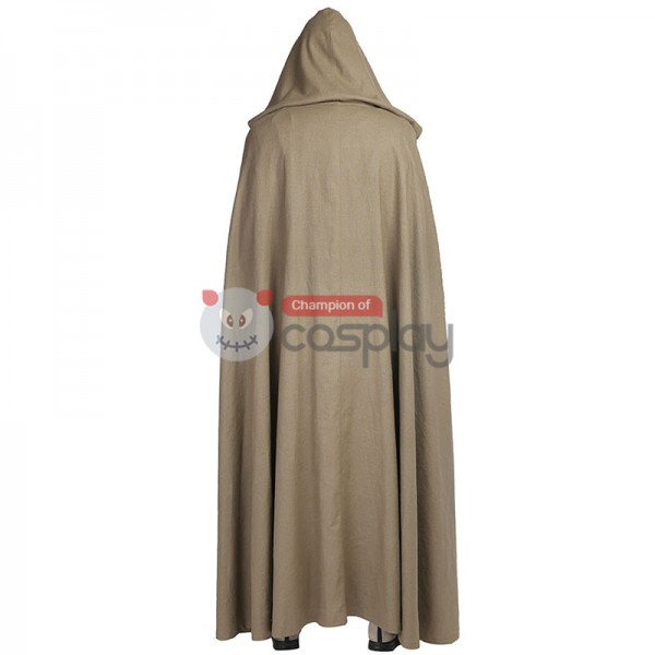 Star Wars 8 The Last Jedi Luke Skywalker Cosplay Costume Suit ...