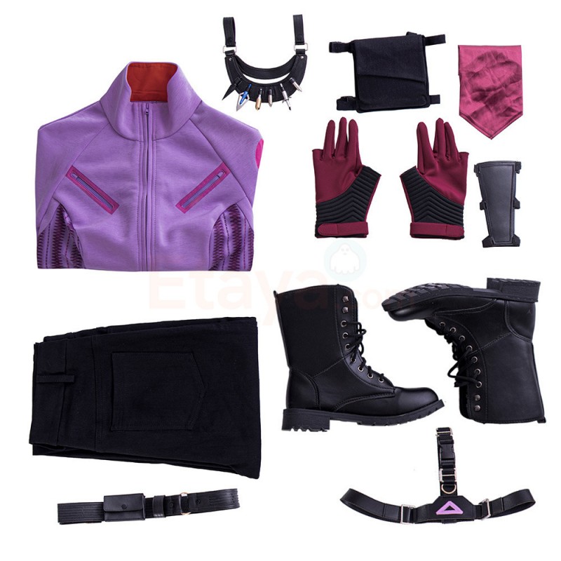 Hawkeye Kate Bishop Cosplay Costume Upgraded Version - CCosplay.com