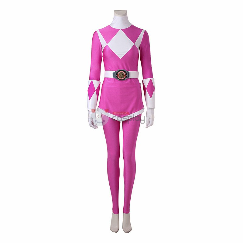 Mei Ptera Ranger Costume Pink Mighty Morphin Power