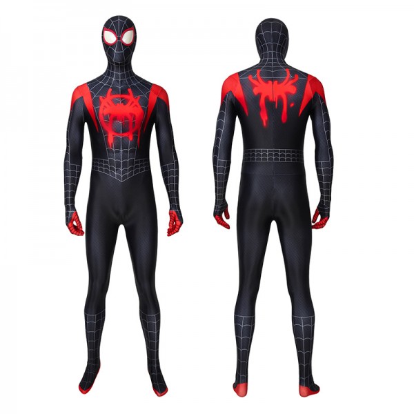Miles Morales Costume Spider-Man Into The Spider-Verse Cosplay Costume ...