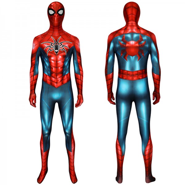 Spiderman Jumpsuit Spider Man Ps4 Armour Mk Iv Zentai Cosplay Costume 