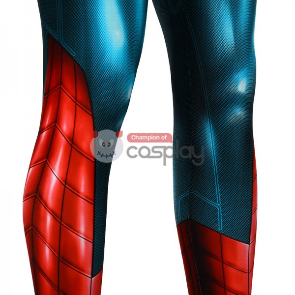 Spiderman Jumpsuit Spider Man PS4 Armour MK IV Zentai Cosplay Costume ...