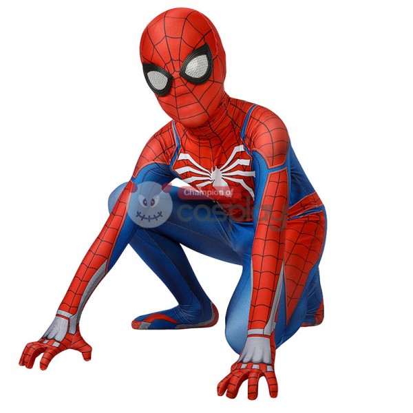 Kids Spiderman Jumpsuit Marvel Spider Man Ps4 Cosplay Costume 