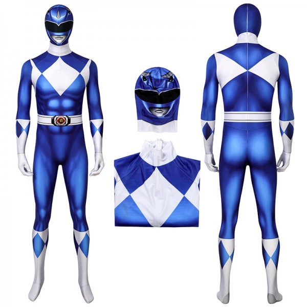 Adult Power Rangers Jumpsuit Mighty Morphin Power Rangers Cosplay Costume -  Champion Cosplay