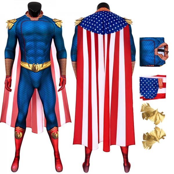 The Boys Cosplay Suit The Homelander Jumpsuit Costume for Adult ...