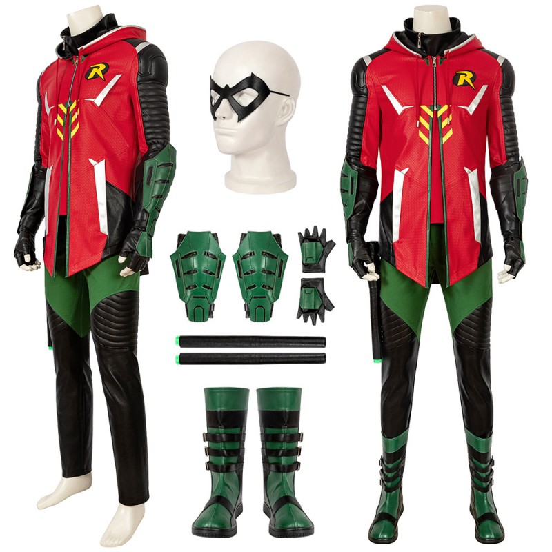 Knights Robin Costume Tim Drake Cosplay Suit - CCosplay.com
