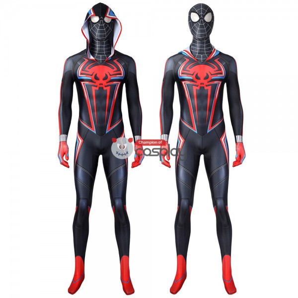 Spiderman Costume Spider-Man PS5 Miles Morales 2099 Cosplay Suit ...