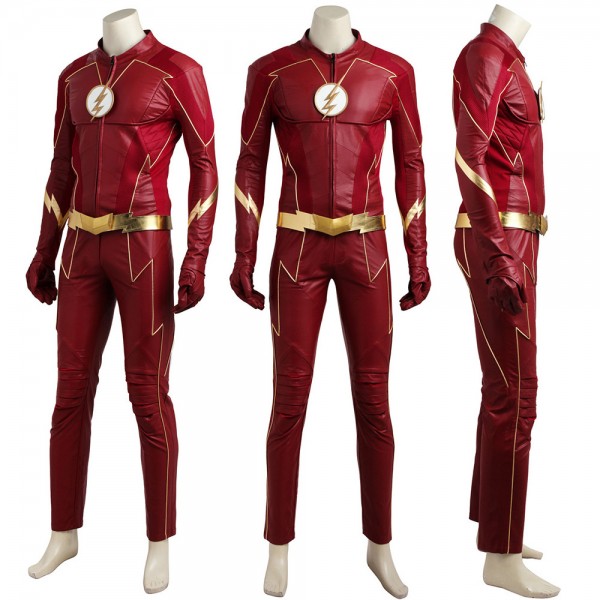 TF S4 Barry Allen Red Halloween Cosplay Costume - Champion Cosplay