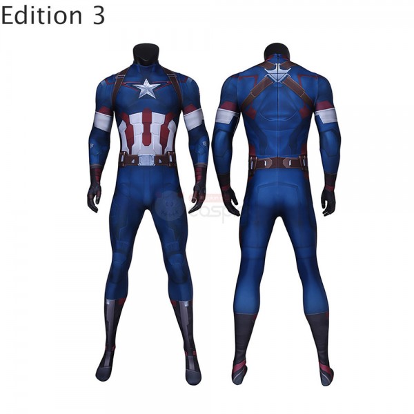 captain america classic suit cosplay