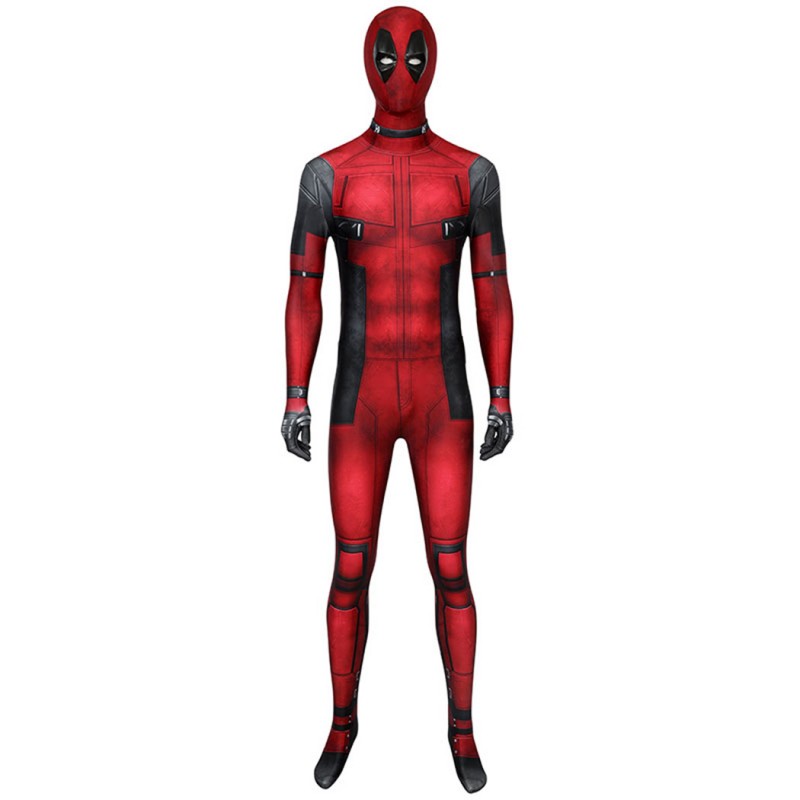 Deadpool Wade Wilson Jumpsuit Halloween Cosplay Costume