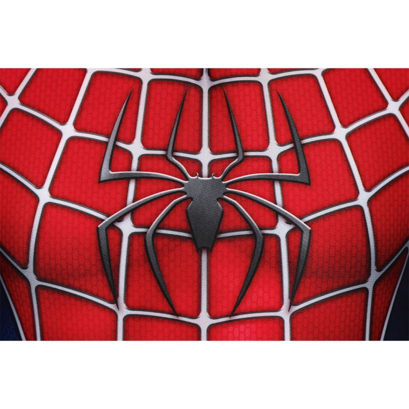 Kids Spider Man Tobey Maguire Cosplay Costume Edition Spiderman Jumpsuit