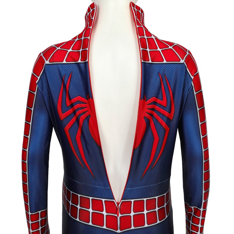 Kids Spider Man Tobey Maguire Cosplay Costume Edition Spiderman Jumpsuit