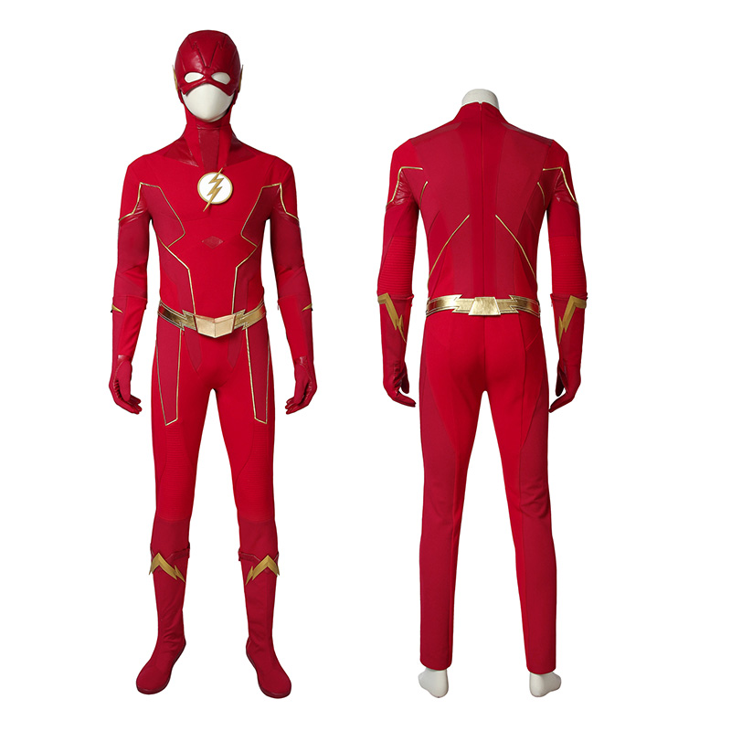 Halloween Barry Allen Cosplay Costume TF S6 Suit - Champion Cosplay
