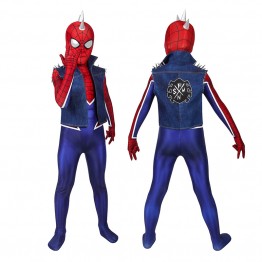 Kids Spider Man Costumes Spider-Man PS4 Punk Suit Cosplay Costumes